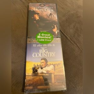 Brand New DVD 2 Pack Moby Dick & Big Country